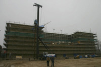 Eerste paal parkeergarage
