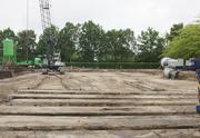Bouwterrein reactiveringscentrum/zorgfront / Juni 2010