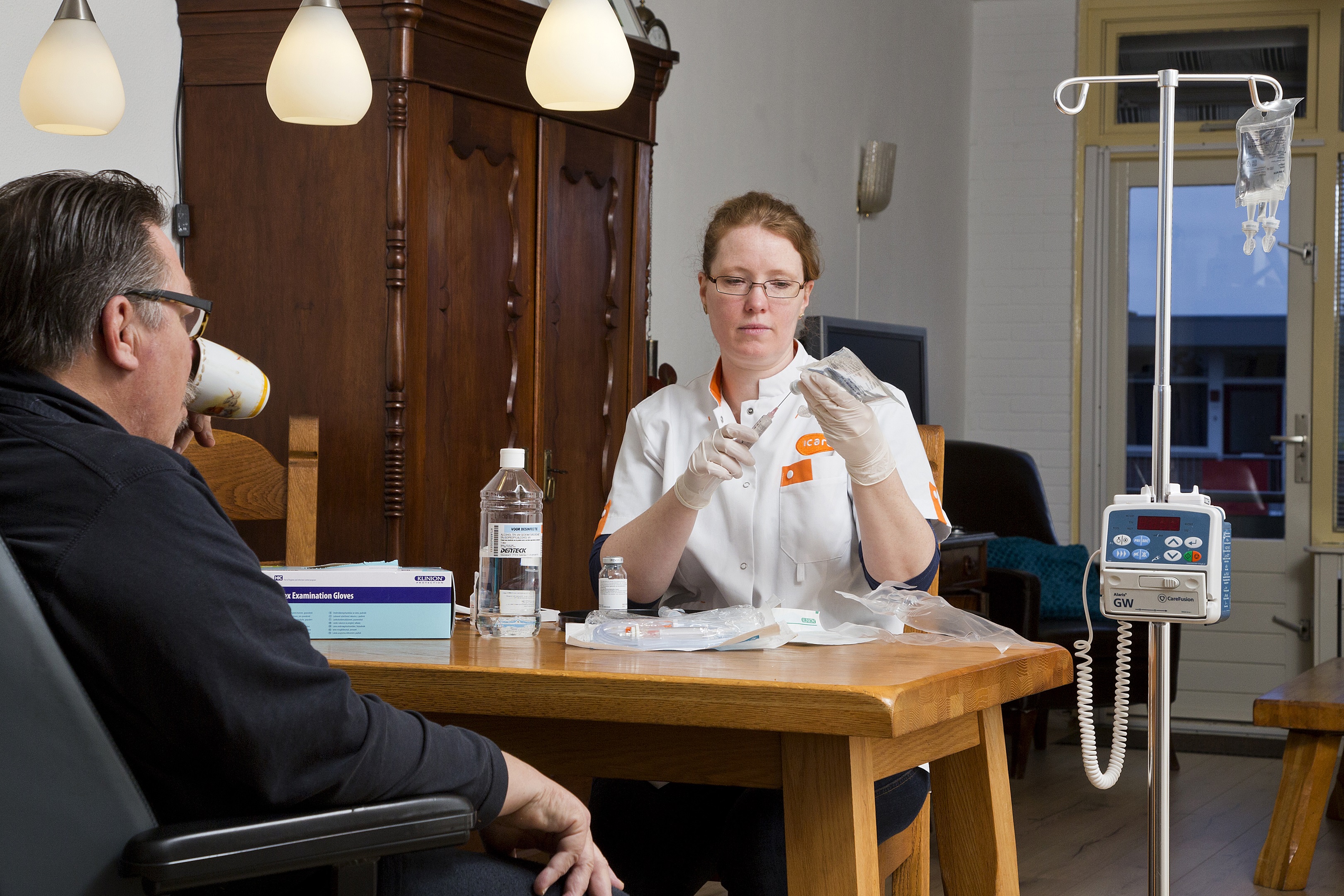 Immuuntherapie thuis voor longkankerpatiënten